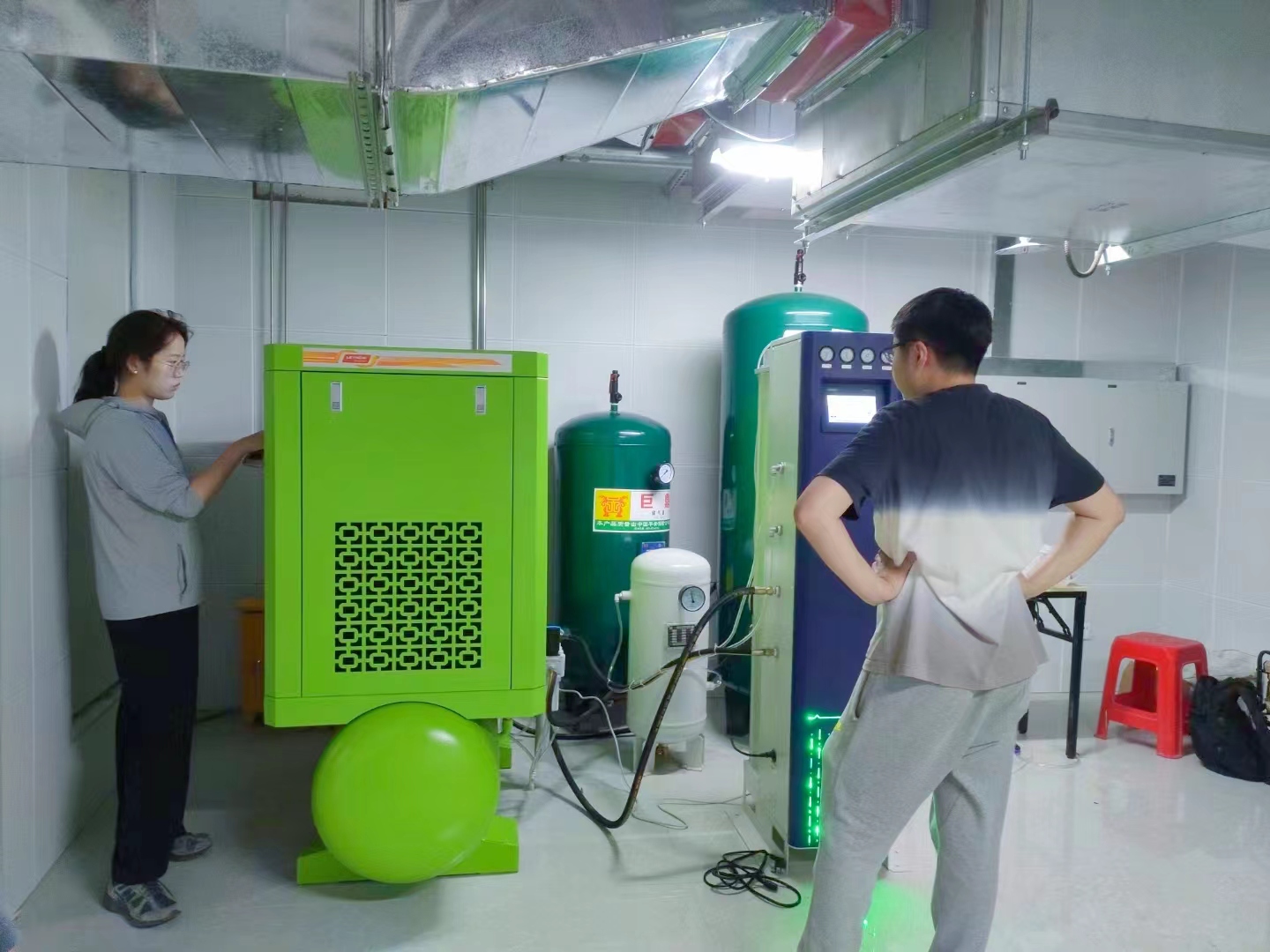 ZW55-8 Oil-free water-lubricated air compressor two-in-one