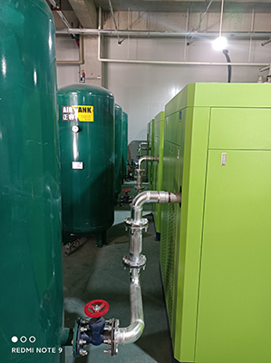 Industry air compressor for cable manufacturing supporting extrusion process air supply