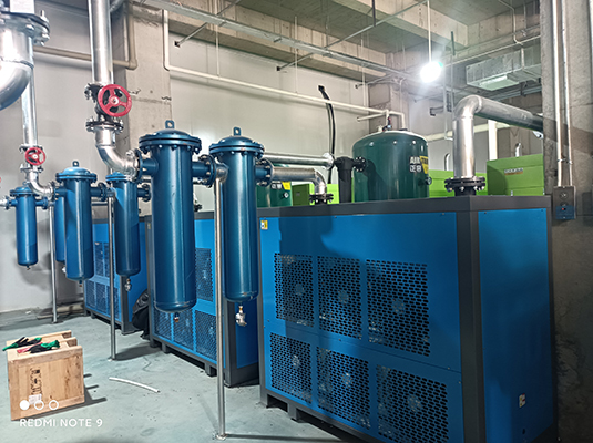 Easy-upkeep water-lubricated oil-free screw air compressor simple maintenance