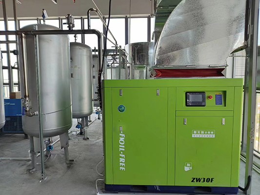 Precision-engineered water-lubricated oil-free screw air compressor accurate performance