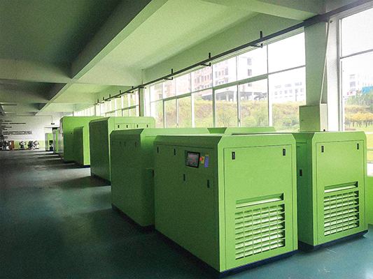 Industry air compressor used in battery recycling facilities with durable design