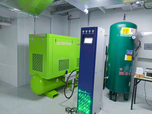 Industry air compressor used in automotive paint booths with oil-free air delivery