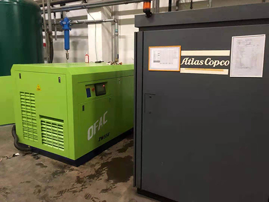 Dependable water-lubricated oil-free screw air compressor consistent operation