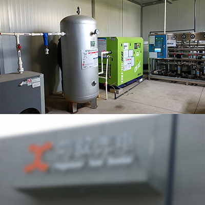 Industry air compressor used in automotive component testing facilities